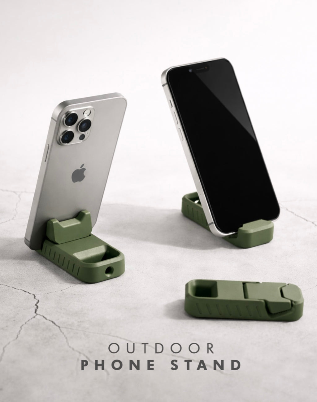 Outdoor Phone Stand - Compact and Durable