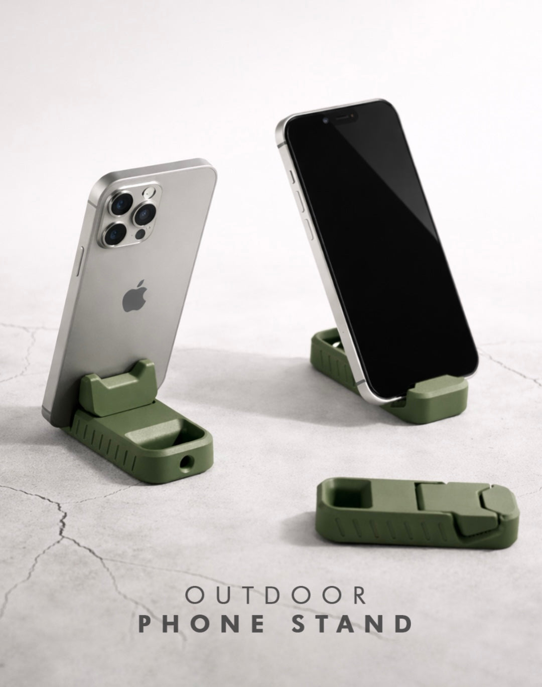 Outdoor Phone Stand - Compact and Durable