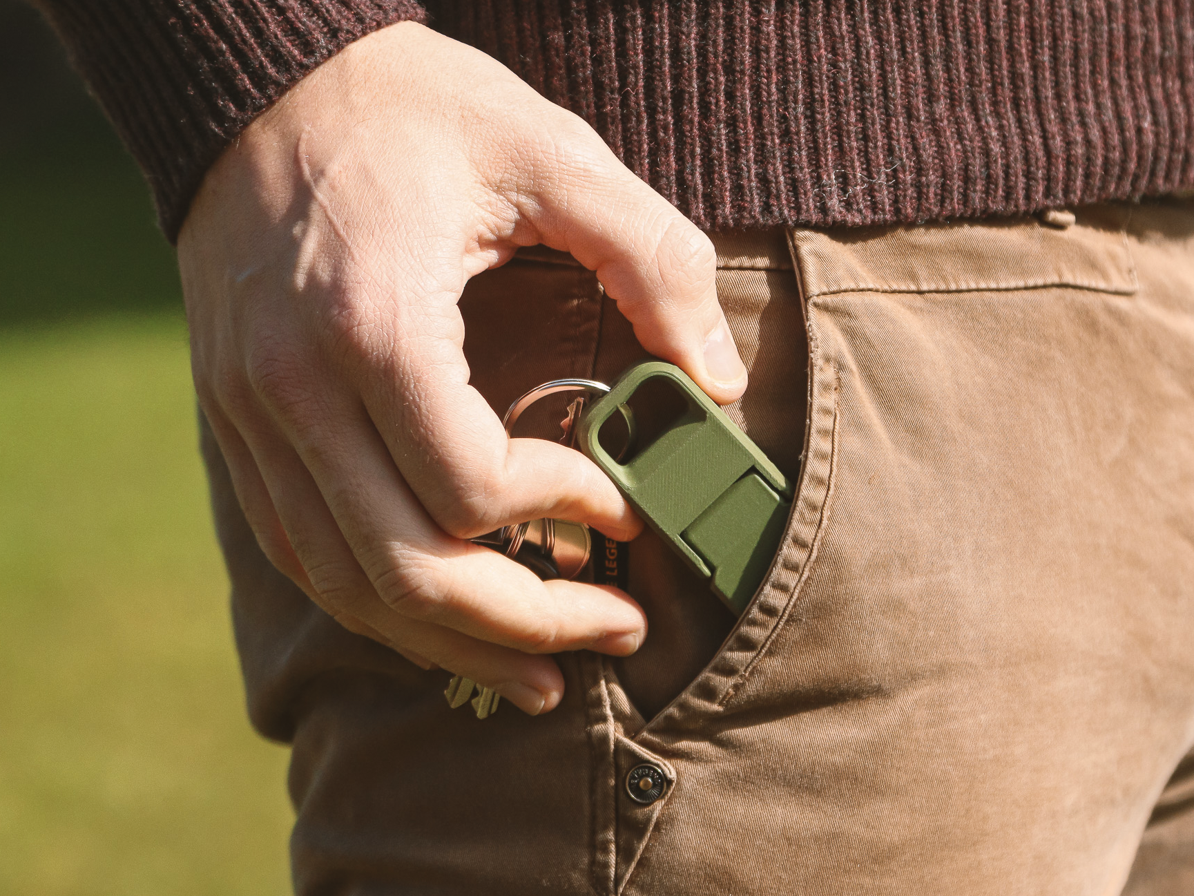 Outdoor Phone Stand - Compact and Durable