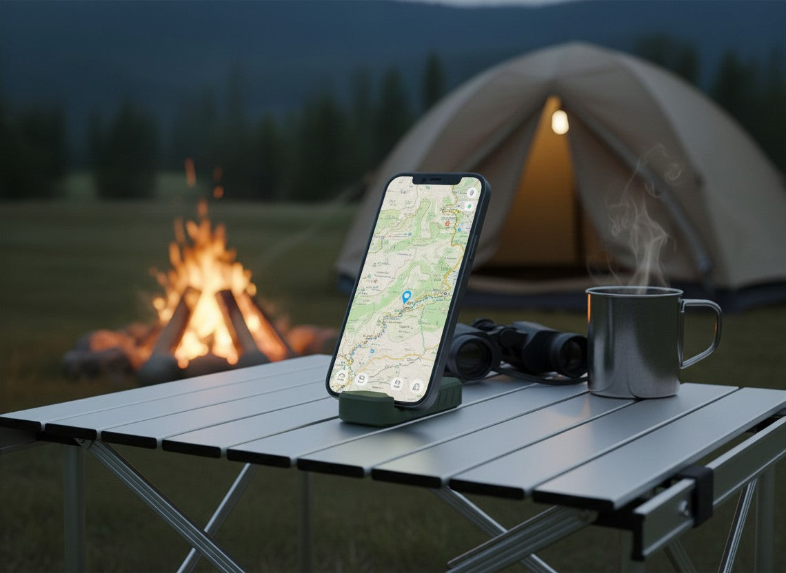 Outdoor Phone Stand - Compact and Durable